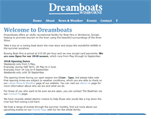 Tablet Screenshot of dream-boats.org.uk